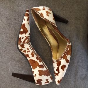 Gianni Bini cowhide 3" heels size 7 medium